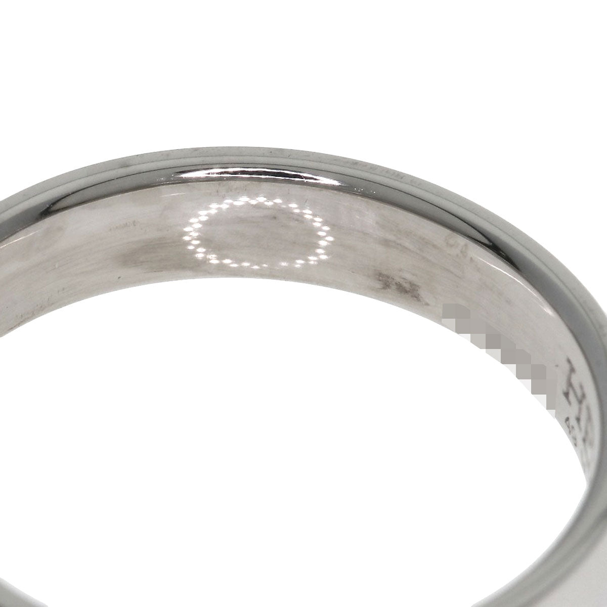 HERMES Ever Hercules Diamond #49 Ring K18 White Gold Ladies [Used]