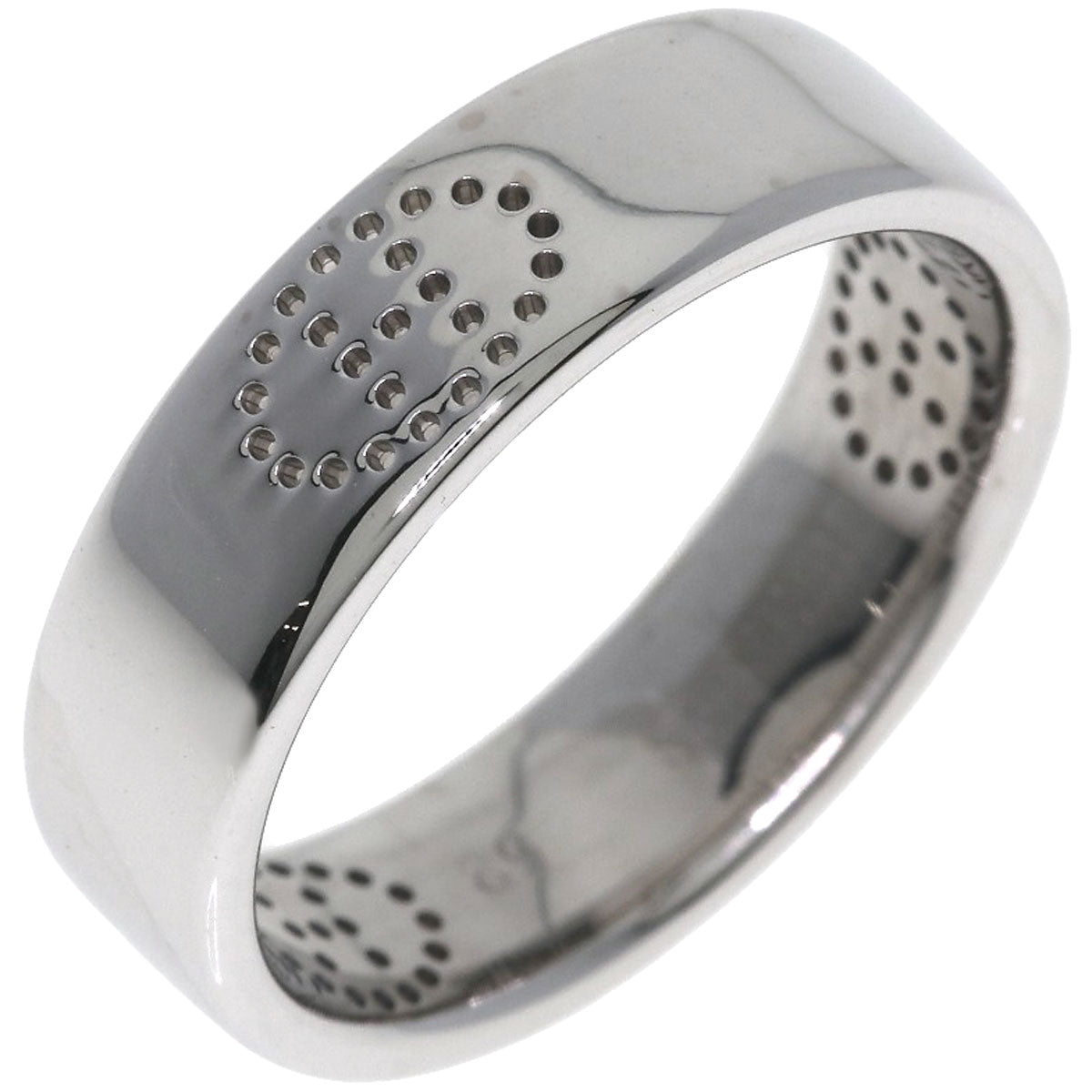 HERMES Evelyn Eclipse #52 Ring K18 White Gold Ladies [Used]