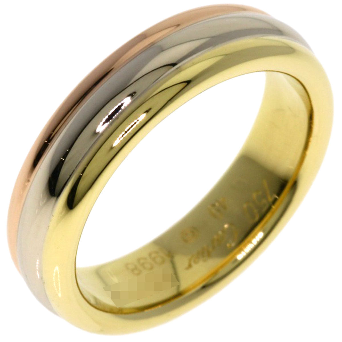 CARTIER Three colors # 49 Ring K18 Yellow Gold 18K Pink GoldLadies [Used]