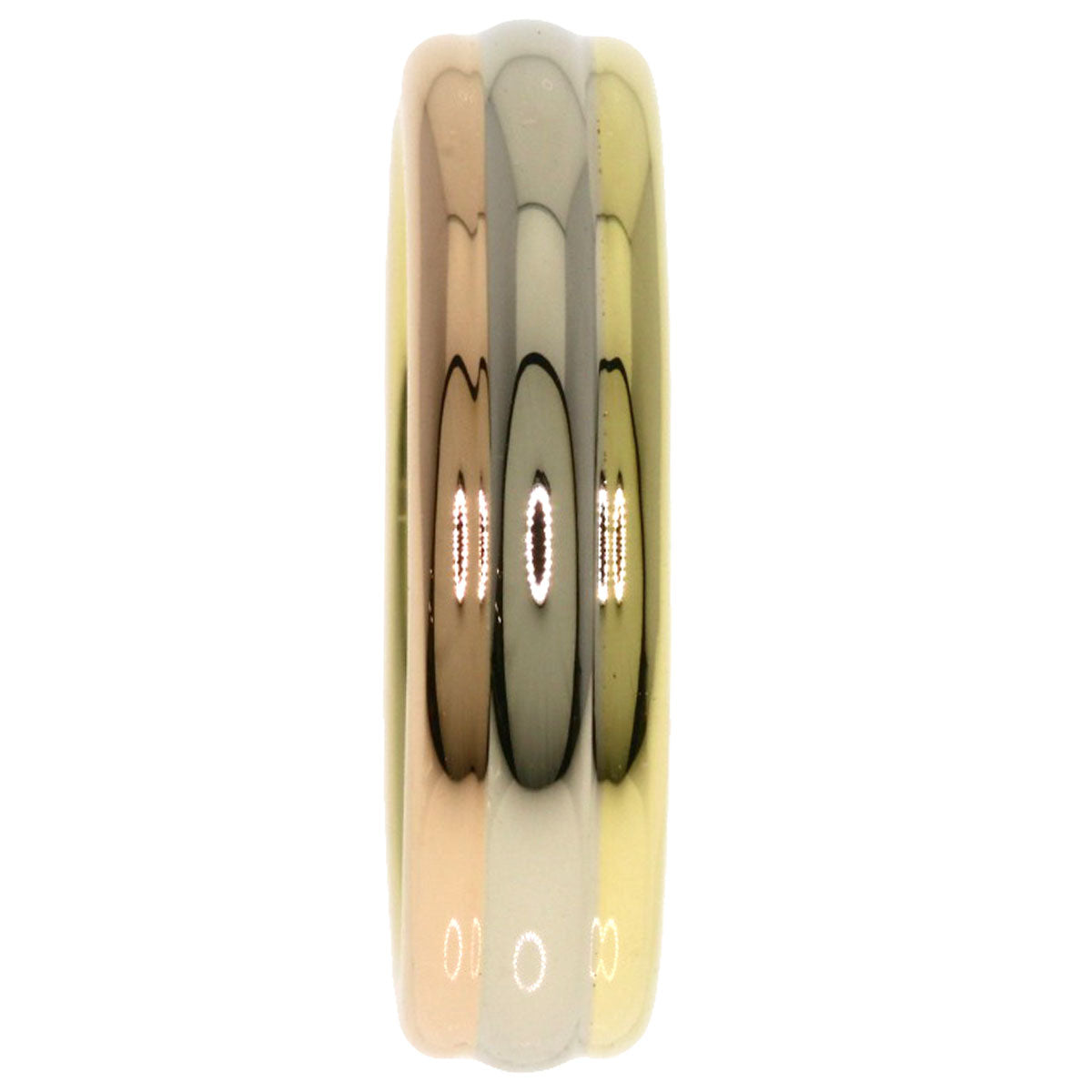CARTIER Three colors # 49 Ring K18 Yellow Gold 18K Pink GoldLadies [Used]