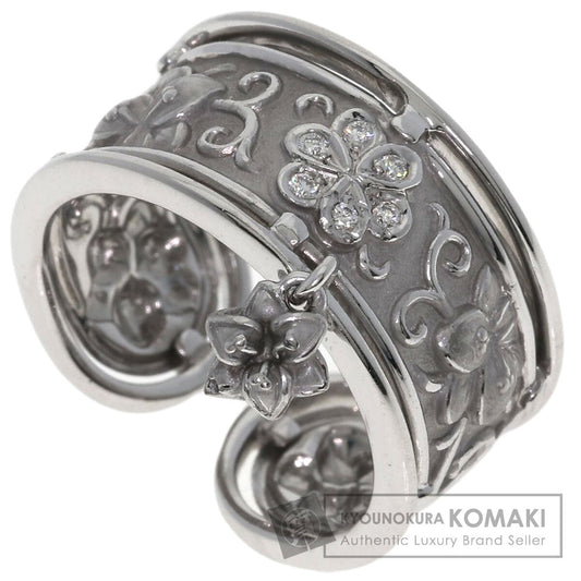 Carrera y Carrera Diamond charm included Ring K18 White Gold Ladies [Used]