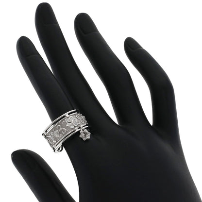Carrera y Carrera Diamond charm included Ring K18 White Gold Ladies [Used]