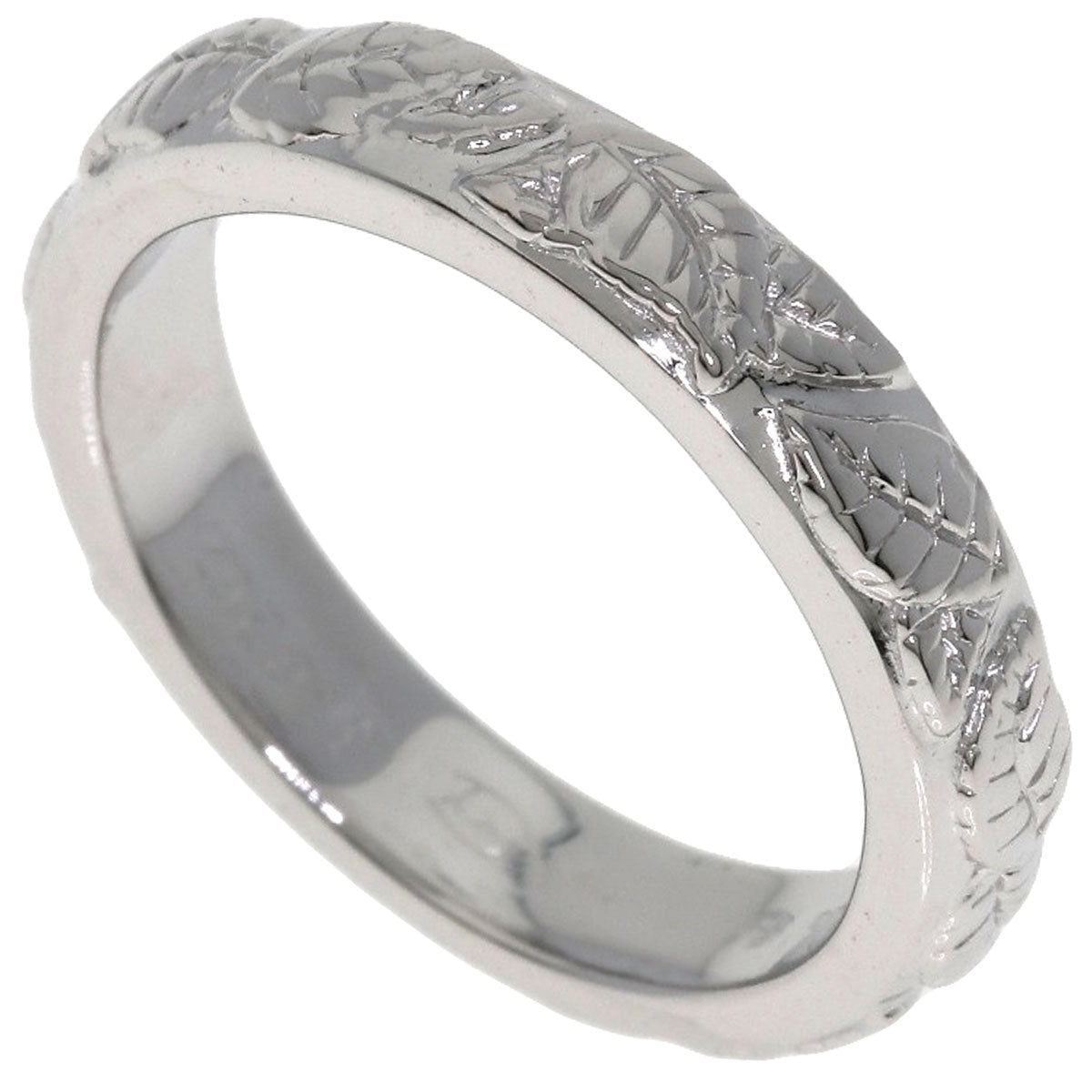 Carrera y Carrera Leaf Ring K18 White Gold Ladies [Used]