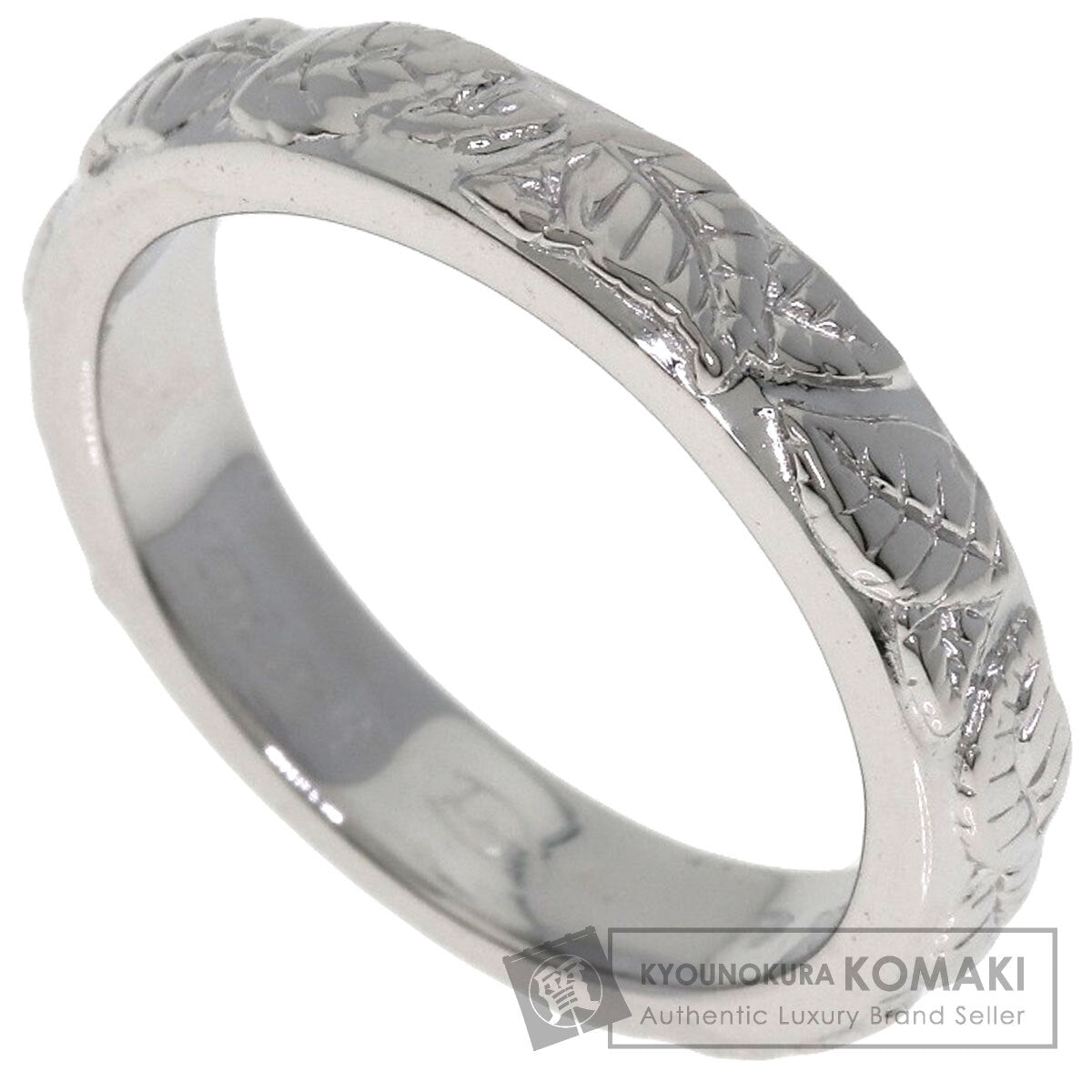 Carrera y Carrera Leaf Ring K18 White Gold Ladies [Used]