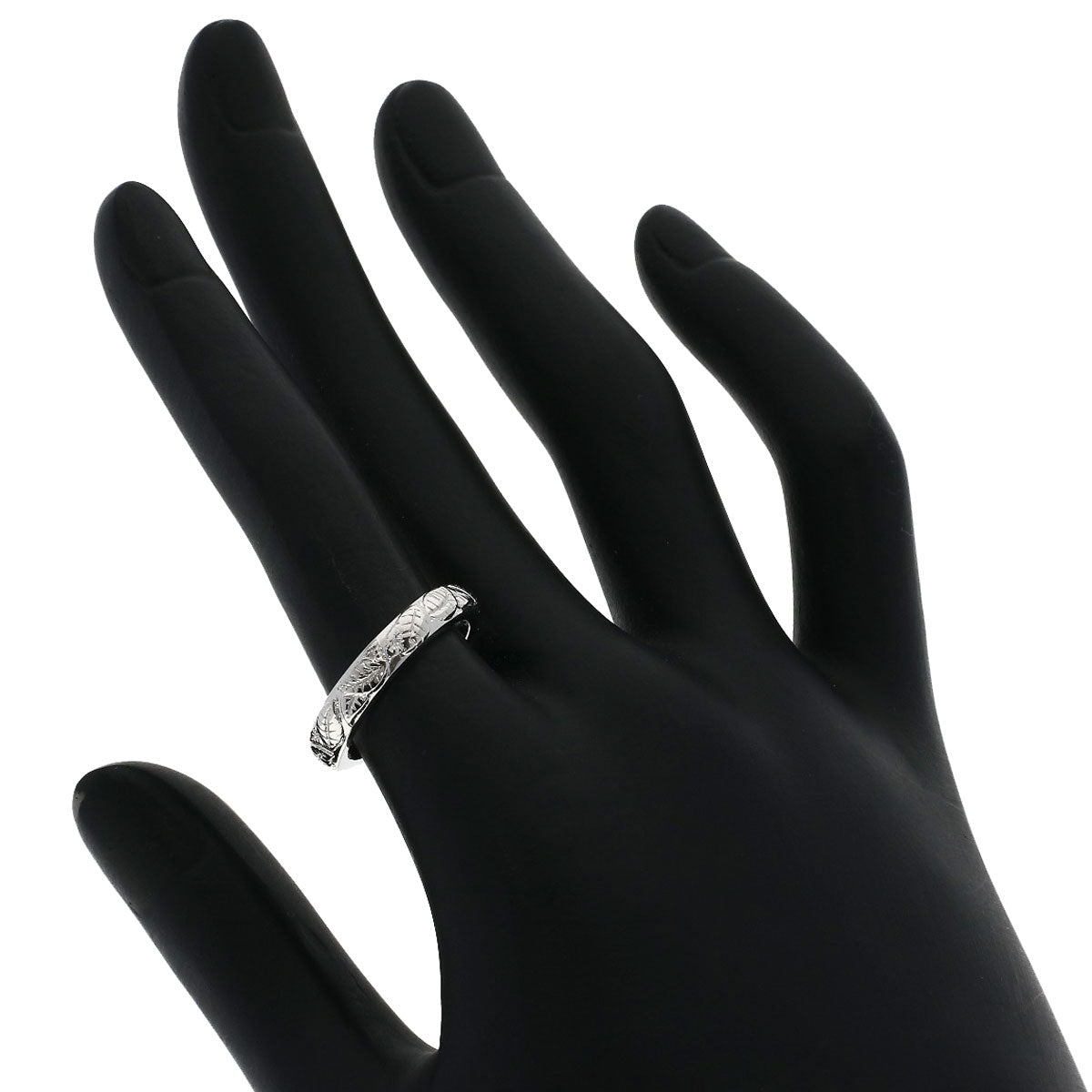 Carrera y Carrera Leaf Ring K18 White Gold Ladies [Used]
