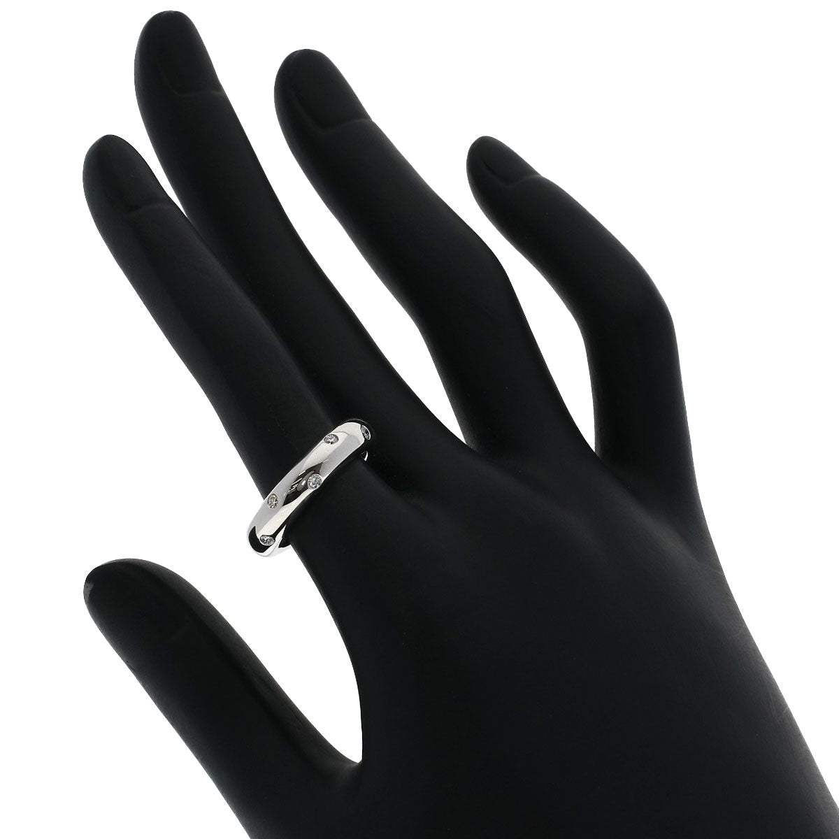 Chaumet Diamond Ring K18 White Gold Ladies [Used]