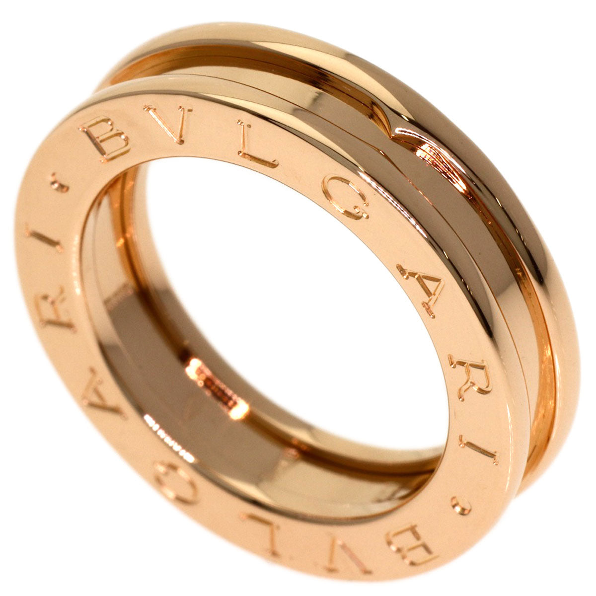BVLGARI B.zero1 1 band XS #47 Ring K18 Pink Gold Ladies [Used]