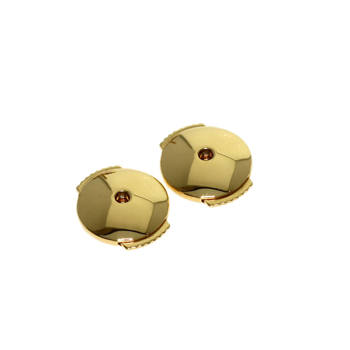 Van Cleef & Arpels Pure Alhambra Onyx earring K18 Yellow Gold Ladies [Used]