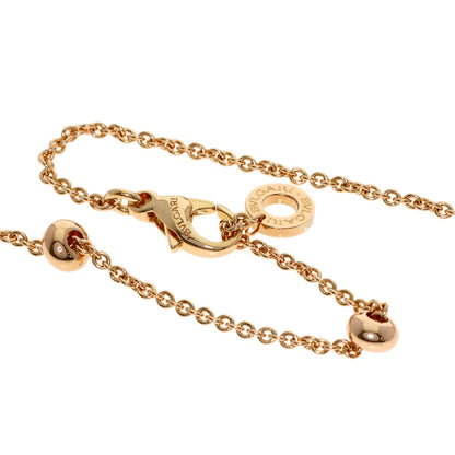 BVLGARI B.zero1 Element Ceramic Diamond Necklace K18 Pink Gold Ladies [Used]