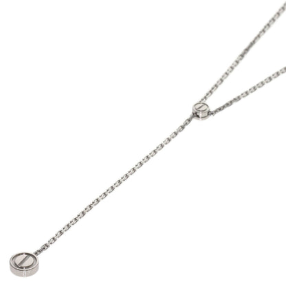 CARTIER Love pastille Necklace K18 White Gold Ladies [Used]