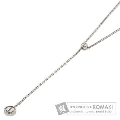 CARTIER Love pastille Necklace K18 White Gold Ladies [Used]
