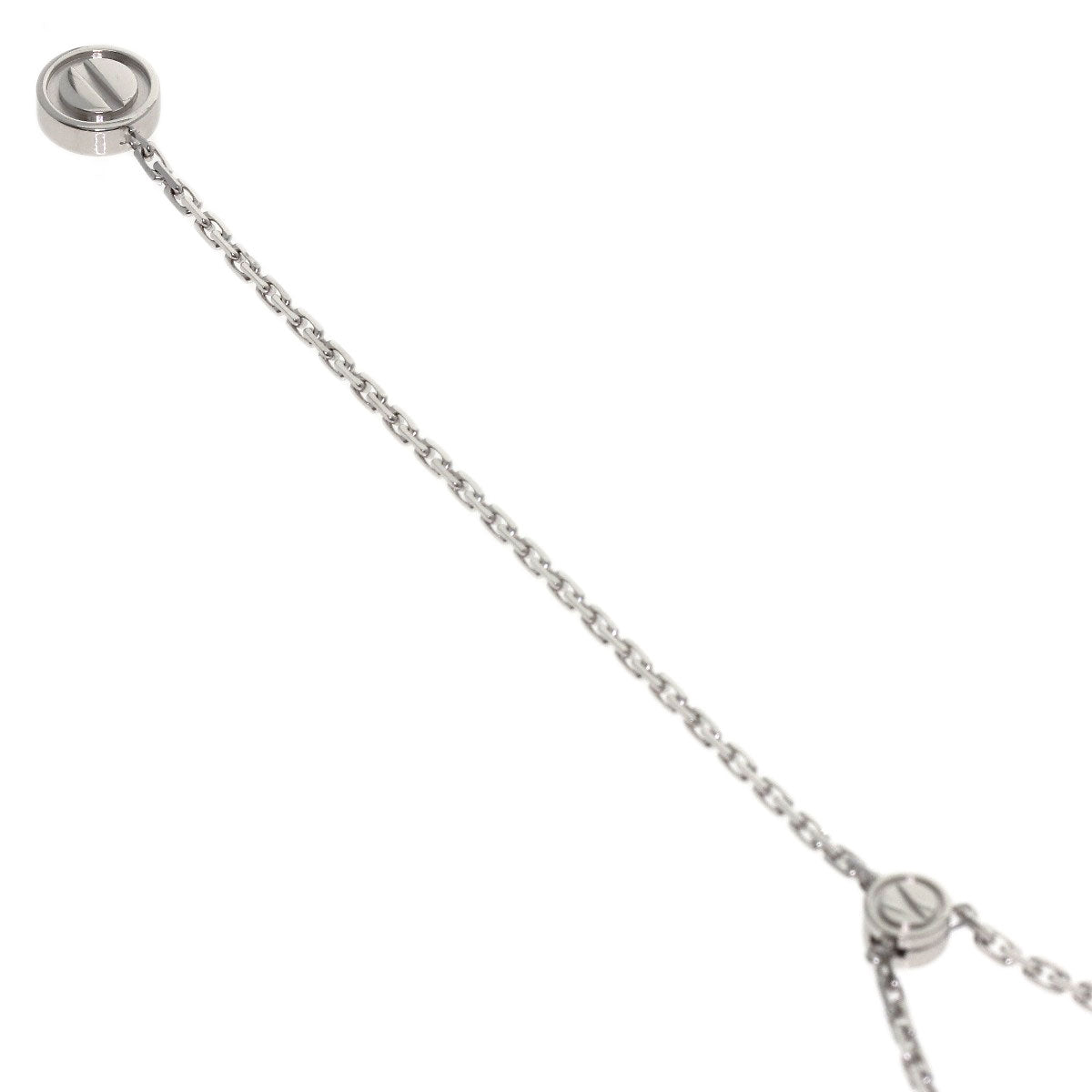 CARTIER Love pastille Necklace K18 White Gold Ladies [Used]