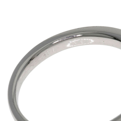 Ponte Vecchio Flower motif Diamond Ring K18 White Gold Ladies [Used]