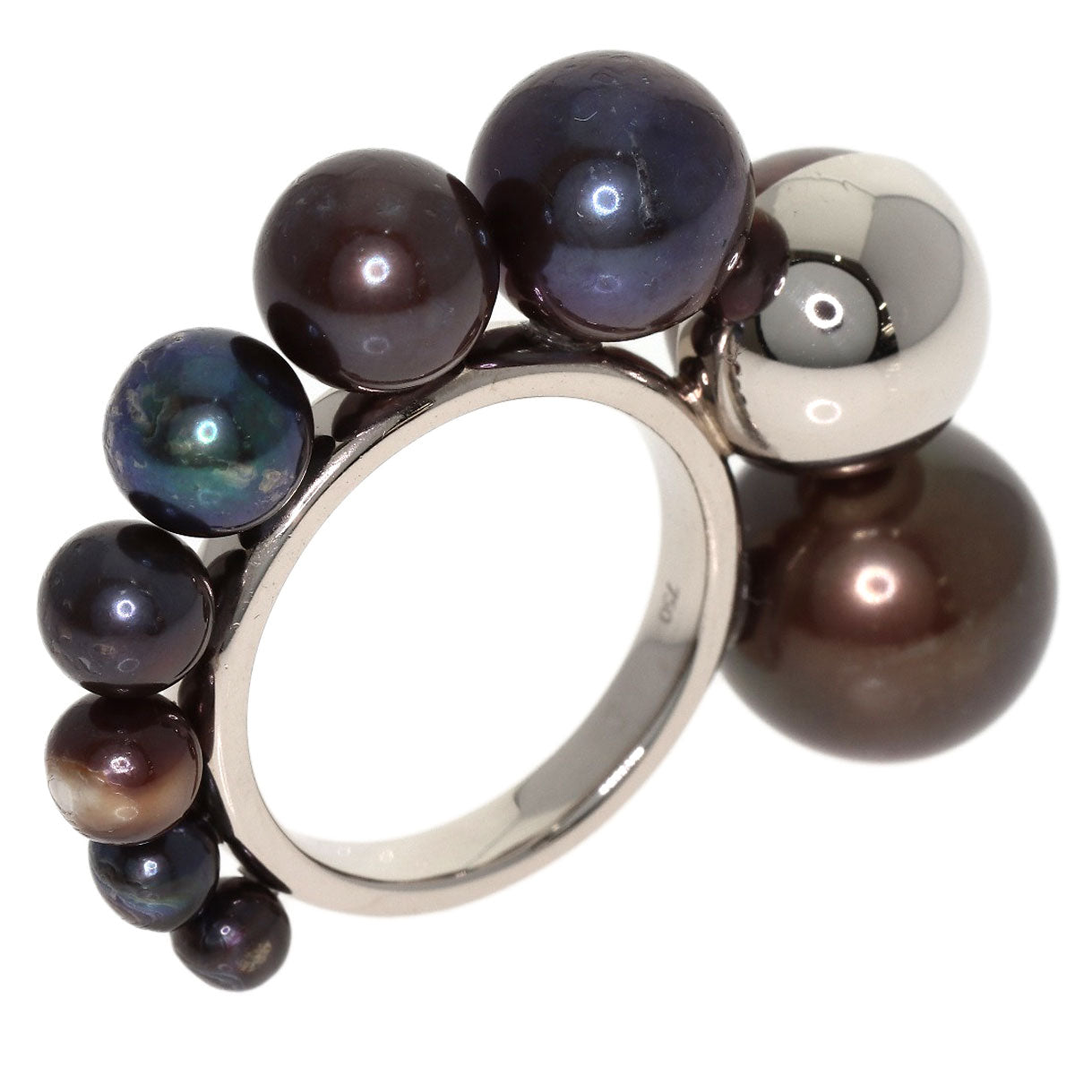 TASAKI M/G Pearl Pearl Ring K18 White Gold Ladies [Used]