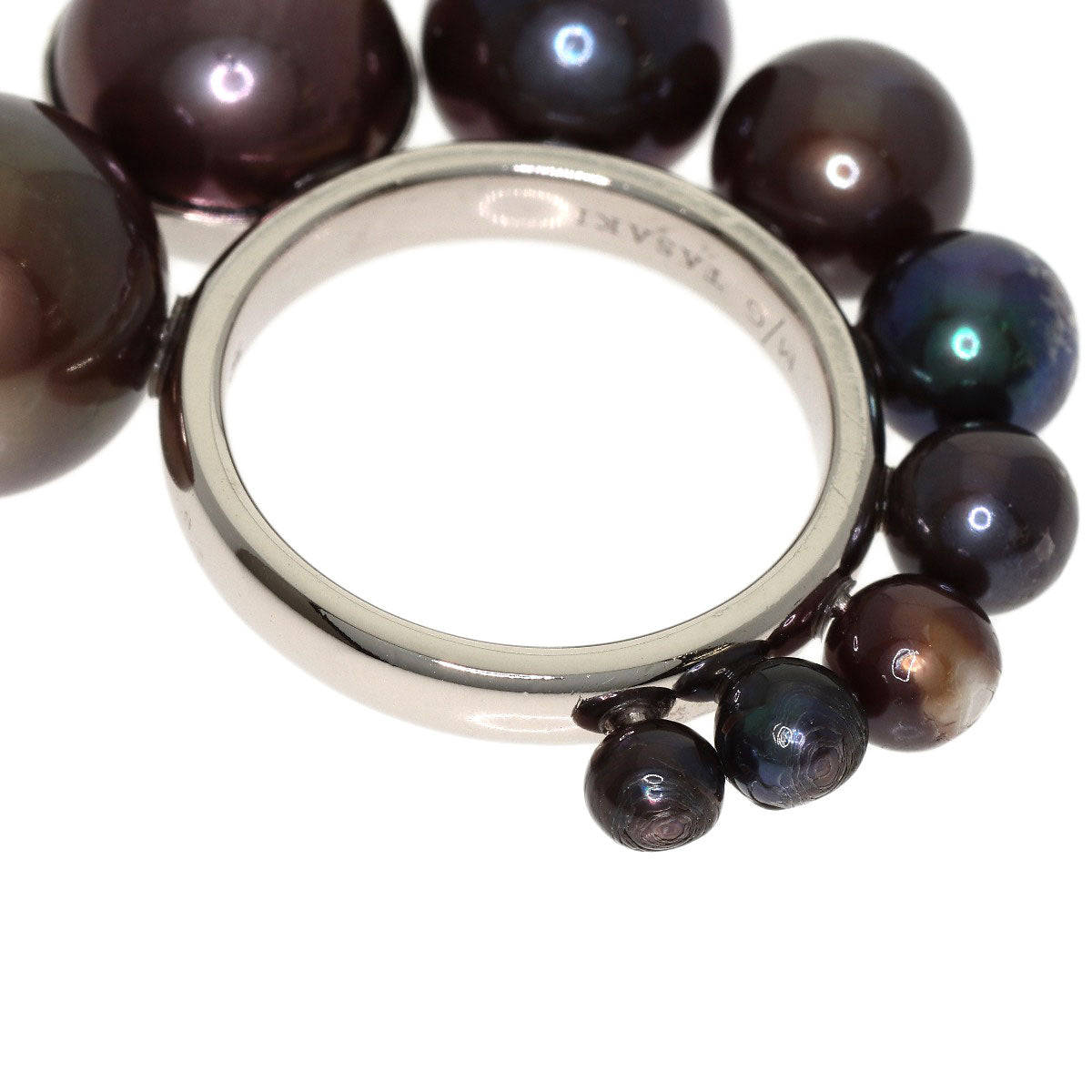 TASAKI M/G Pearl Pearl Ring K18 White Gold Ladies [Used]