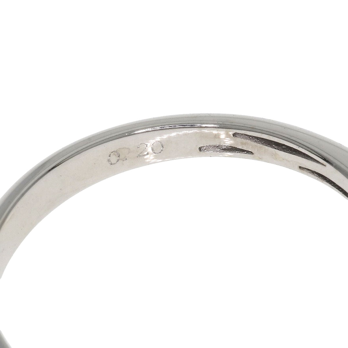 TASAKI Flower motif Diamond Ring K18 White Gold Ladies [Used]