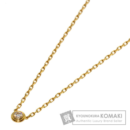 CARTIER Diamant Léger d'Amour SM Diamond Necklace K18 Yellow Gold Ladies [Used]