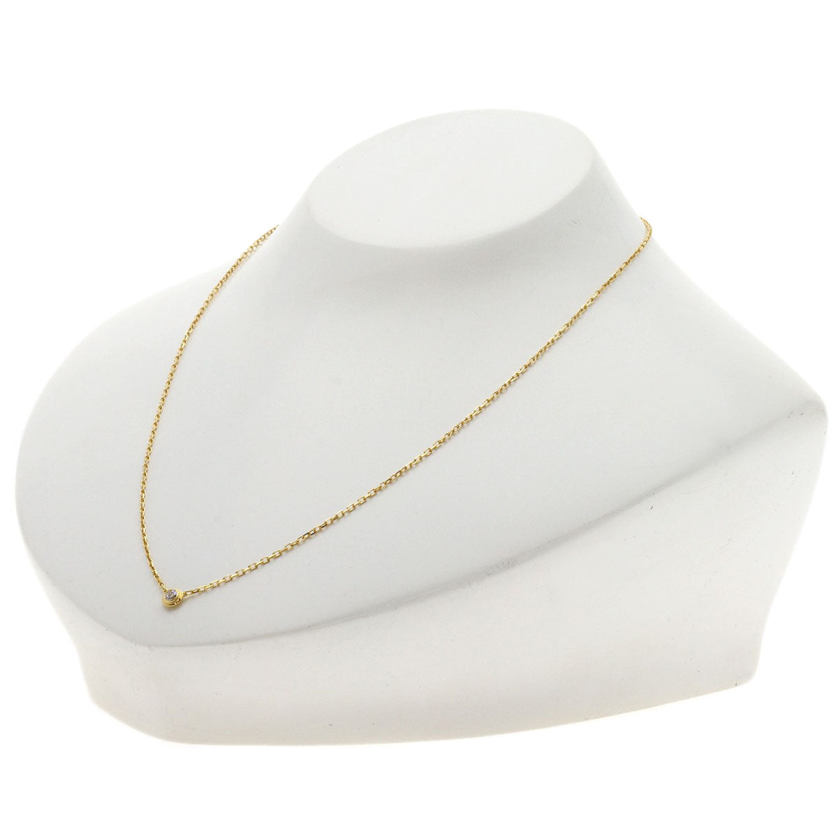 CARTIER Diamant Léger d'Amour SM Diamond Necklace K18 Yellow Gold Ladies [Used]