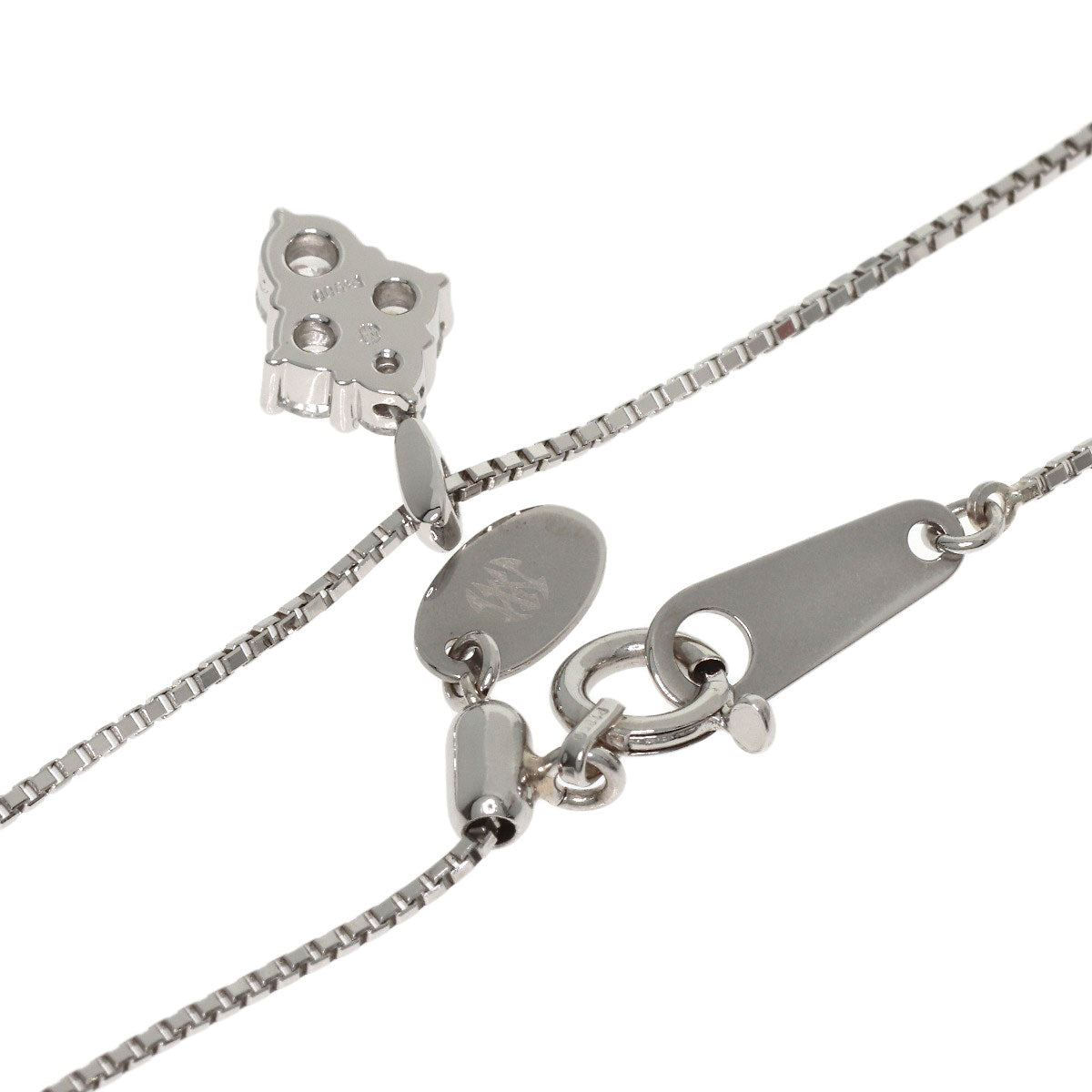 MONNICKENDAM Diamond Necklace Platinum PT850 PT900Ladies [Used]