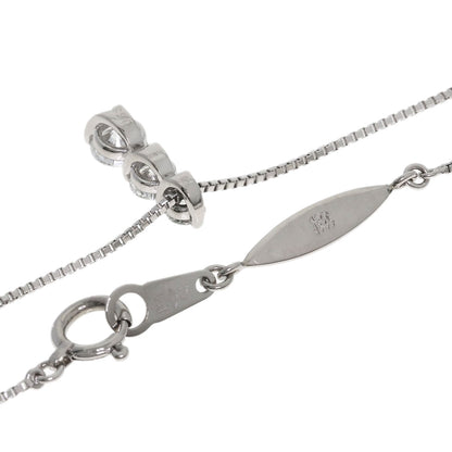 MONNICKENDAM Trilogy 3P Diamond Necklace Platinum PT850 PT900Ladies [Used]