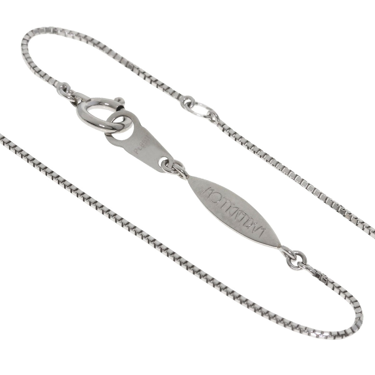 MONNICKENDAM Trilogy 3P Diamond Necklace Platinum PT850 PT900Ladies [Used]