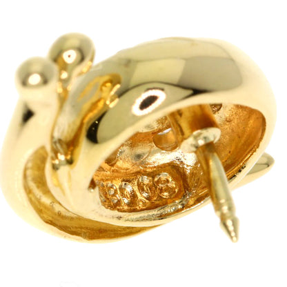 TASAKI Snail motif Diamond Tie pin K18 Yellow Gold mens [Used]