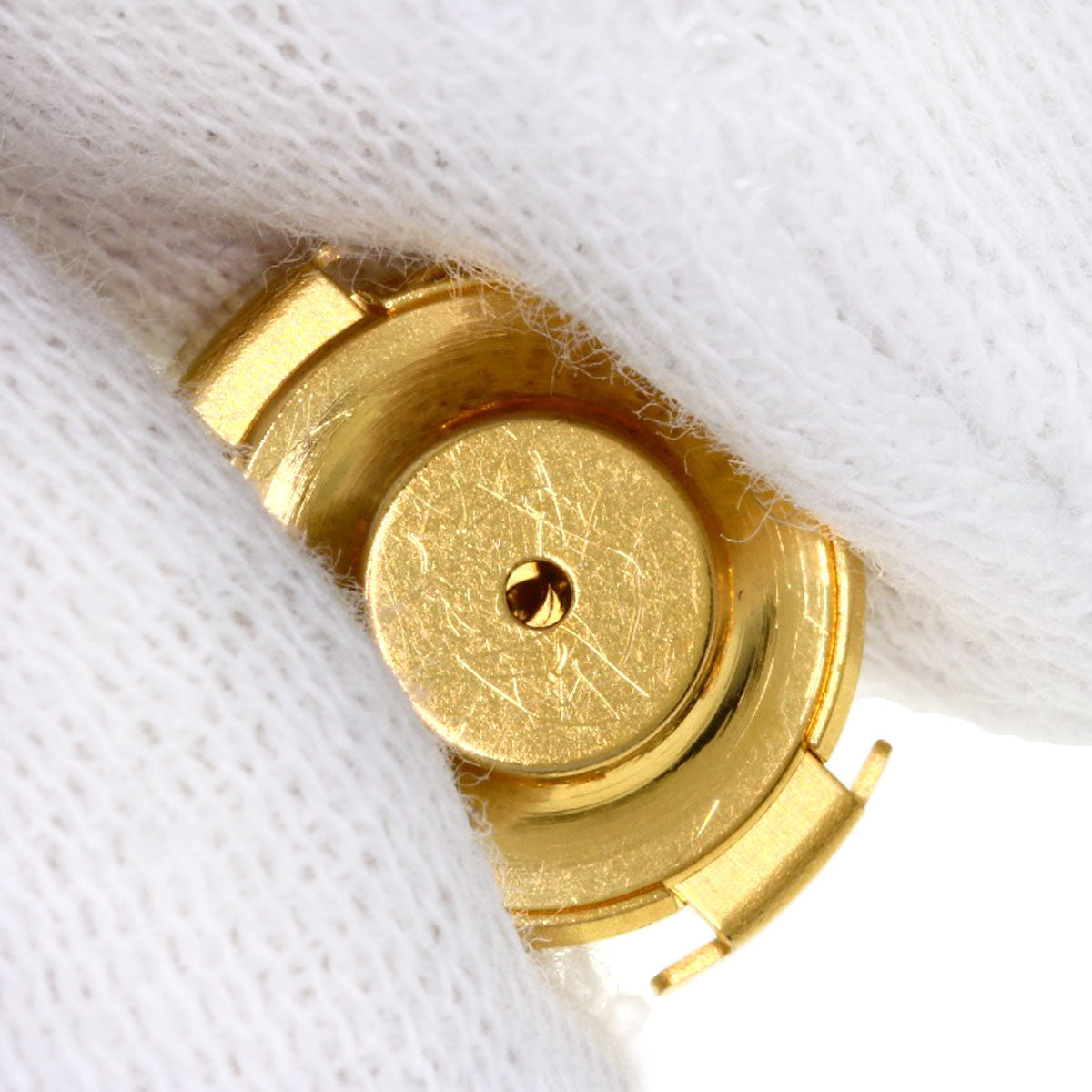 TASAKI Snail motif Diamond Tie pin K18 Yellow Gold mens [Used]
