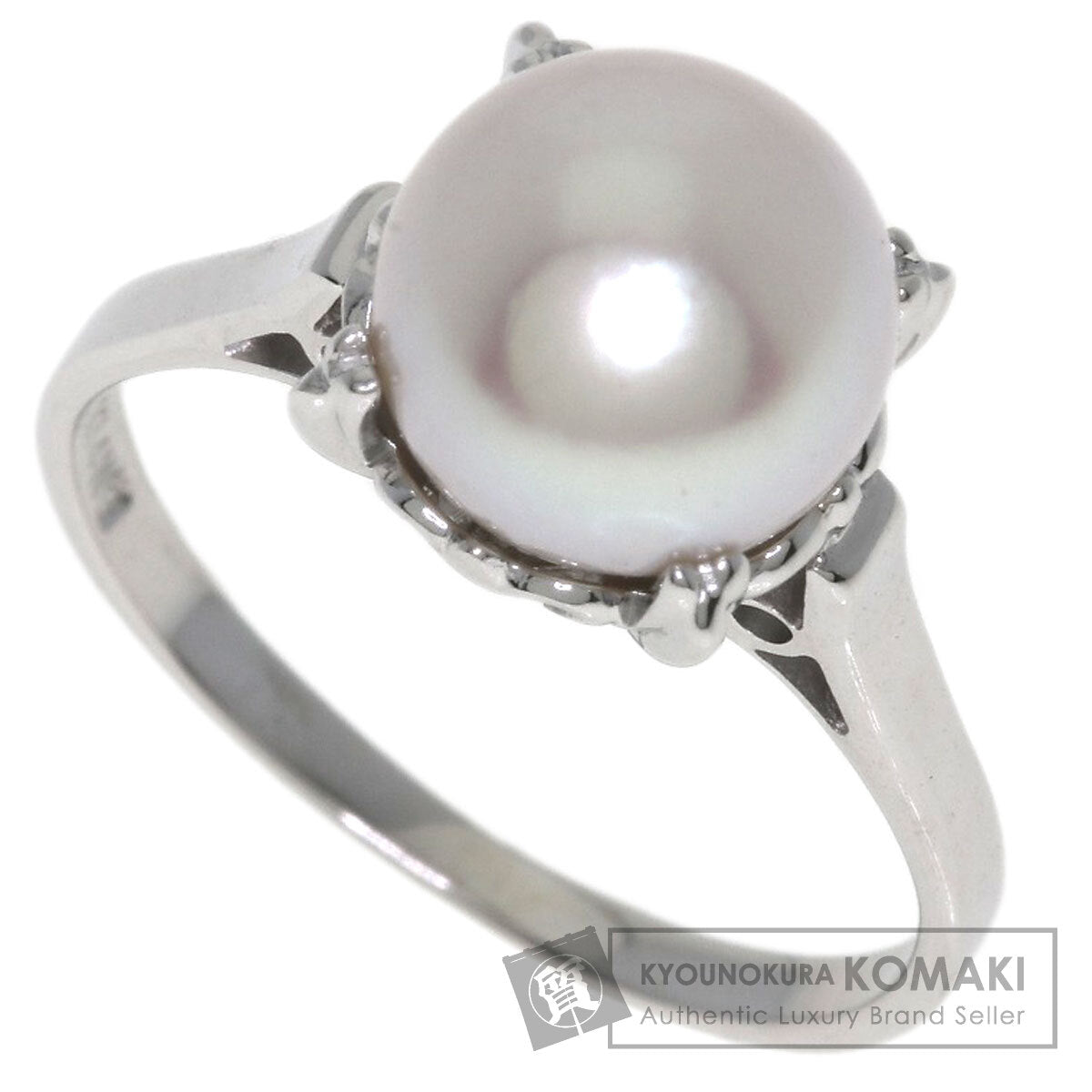 TASAKI Pearl Pearl Ring K14 White Gold Ladies [Used]