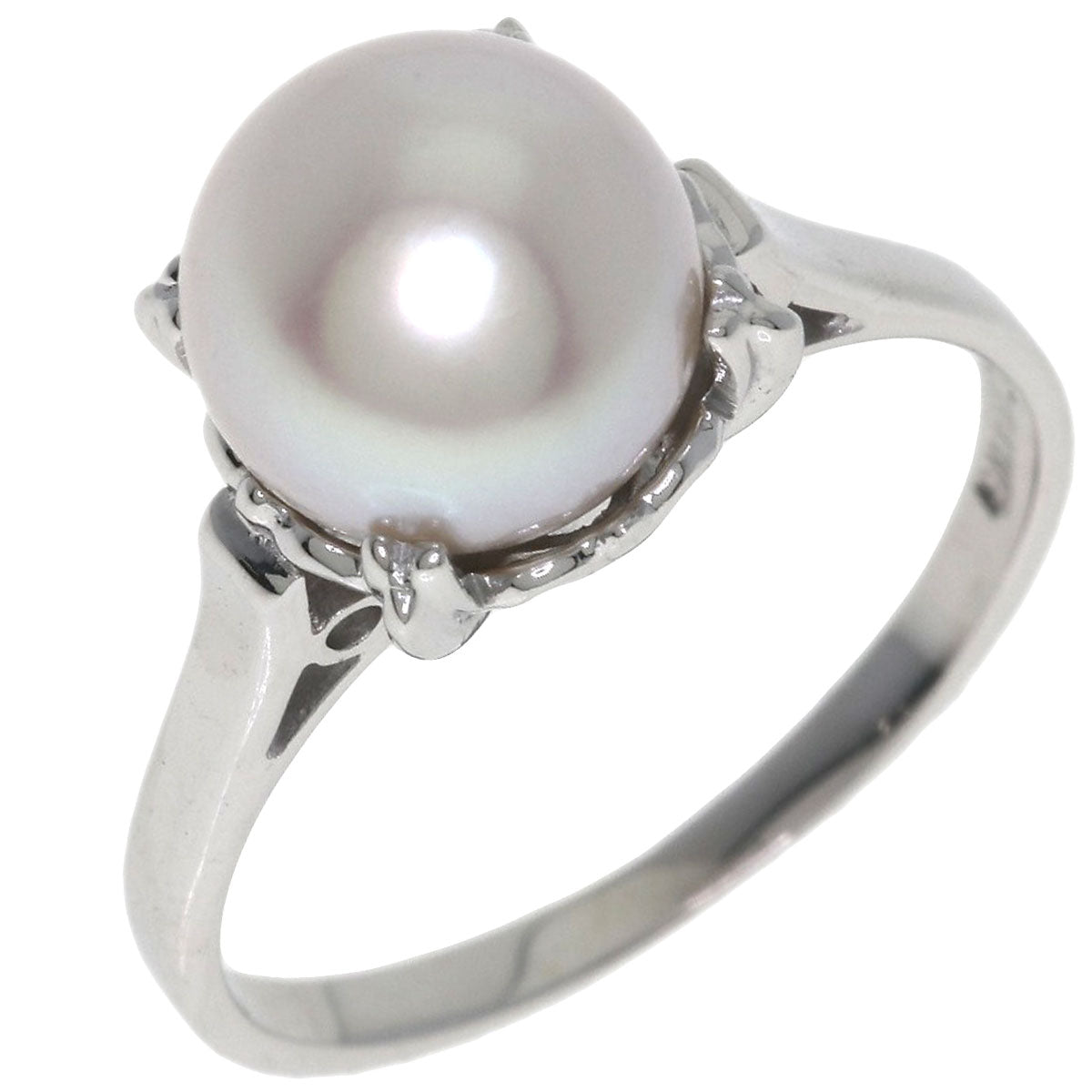 TASAKI Pearl Pearl Ring K14 White Gold Ladies [Used]
