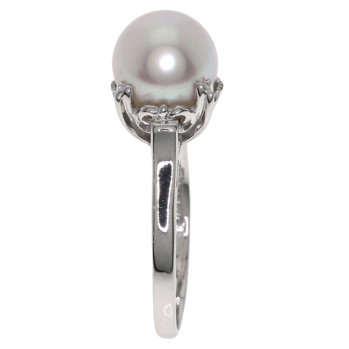TASAKI Pearl Pearl Ring K14 White Gold Ladies [Used]