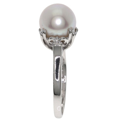 TASAKI Pearl Pearl Ring K14 White Gold Ladies [Used]