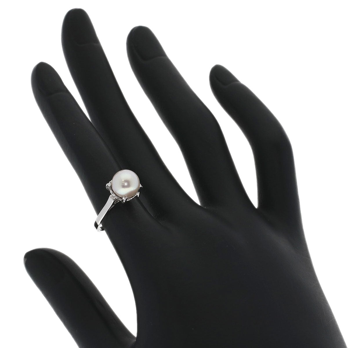 TASAKI Pearl Pearl Ring K14 White Gold Ladies [Used]