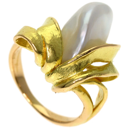 TASAKI Pearl Pearl Ring K18 Yellow Gold Ladies [Used]