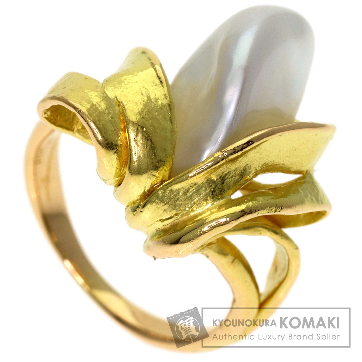 TASAKI Pearl Pearl Ring K18 Yellow Gold Ladies [Used]