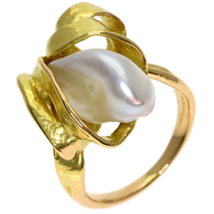 TASAKI Pearl Pearl Ring K18 Yellow Gold Ladies [Used]