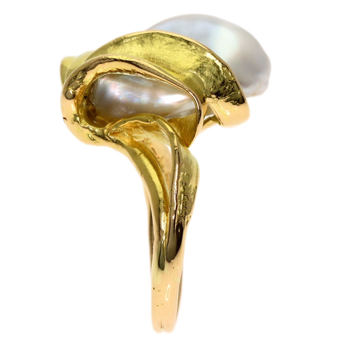 TASAKI Pearl Pearl Ring K18 Yellow Gold Ladies [Used]