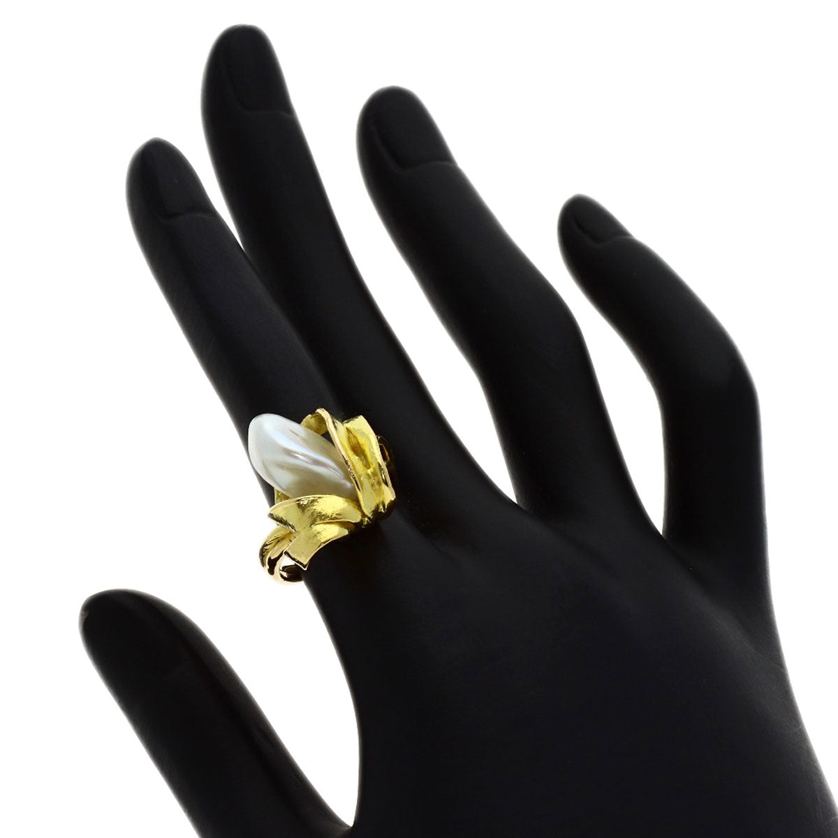 TASAKI Pearl Pearl Ring K18 Yellow Gold Ladies [Used]