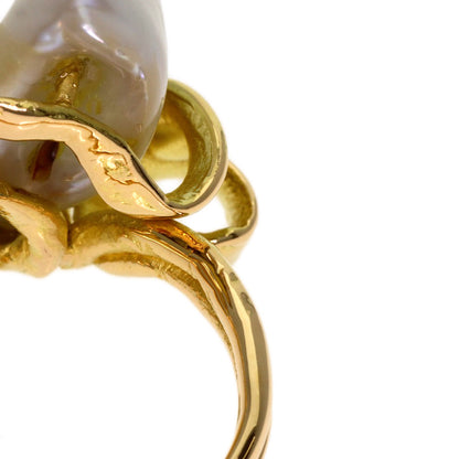 TASAKI Pearl Pearl Ring K18 Yellow Gold Ladies [Used]