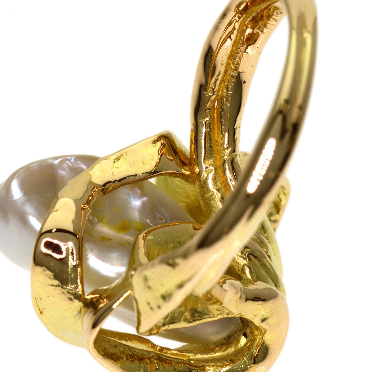 TASAKI Pearl Pearl Ring K18 Yellow Gold Ladies [Used]