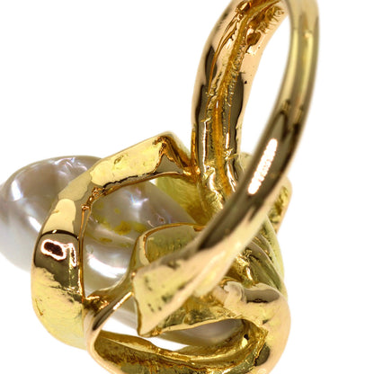 TASAKI Pearl Pearl Ring K18 Yellow Gold Ladies [Used]