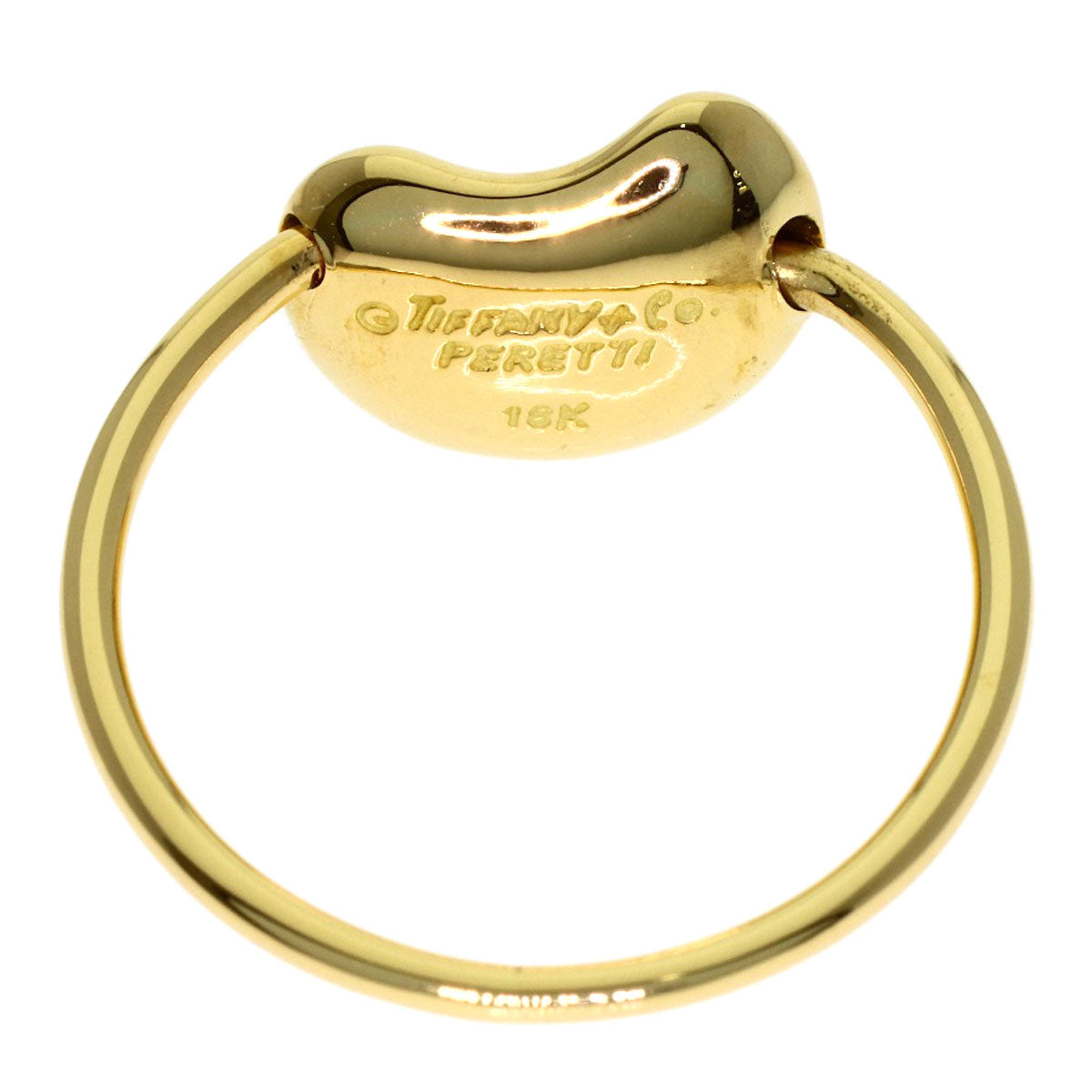 TIFFANY&Co. Bean Ring K18 Yellow Gold Ladies [Used]