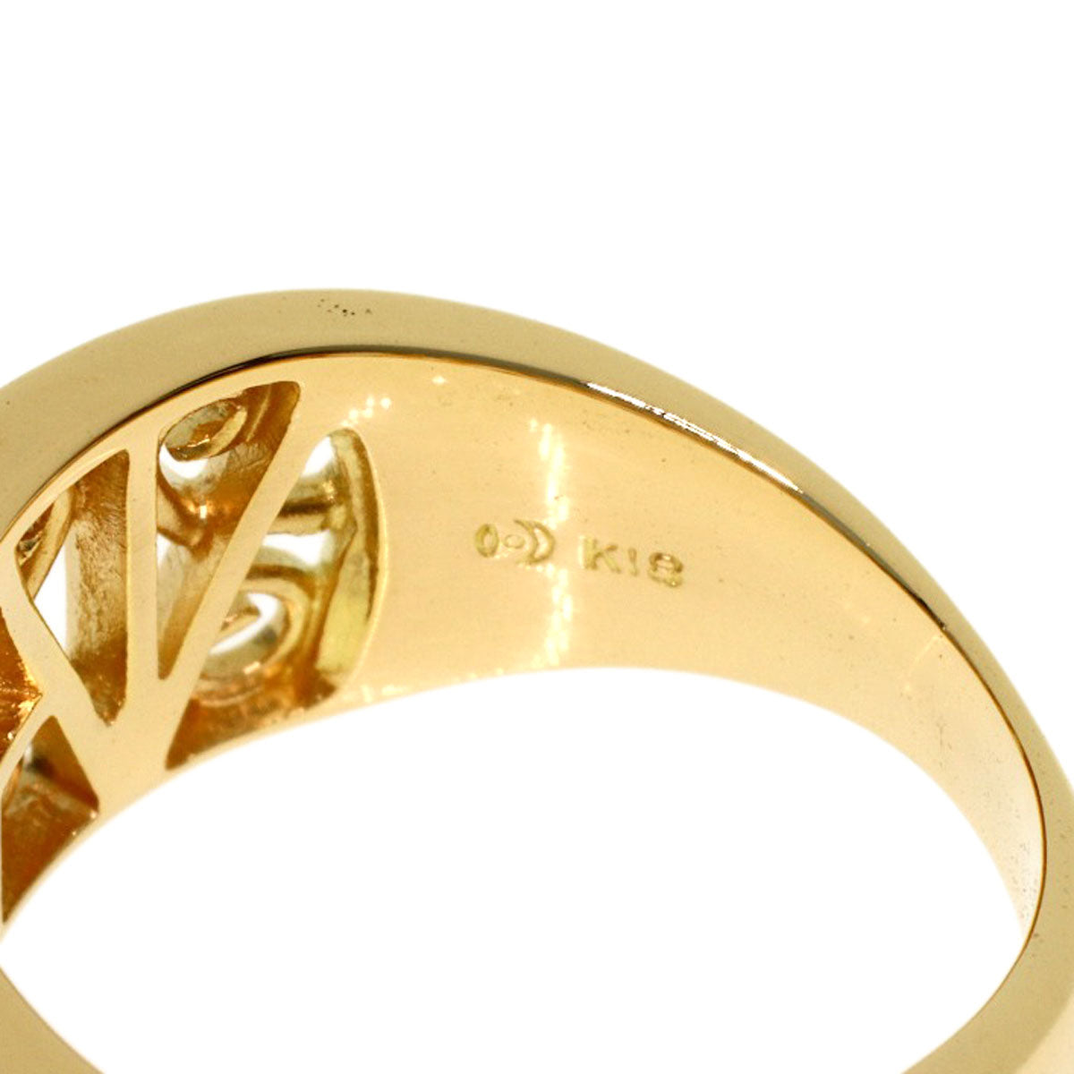 TASAKI Diamond Ring K18 Yellow Gold Ladies [Used]