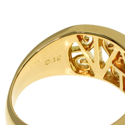 TASAKI Diamond Ring K18 Yellow Gold Ladies [Used]