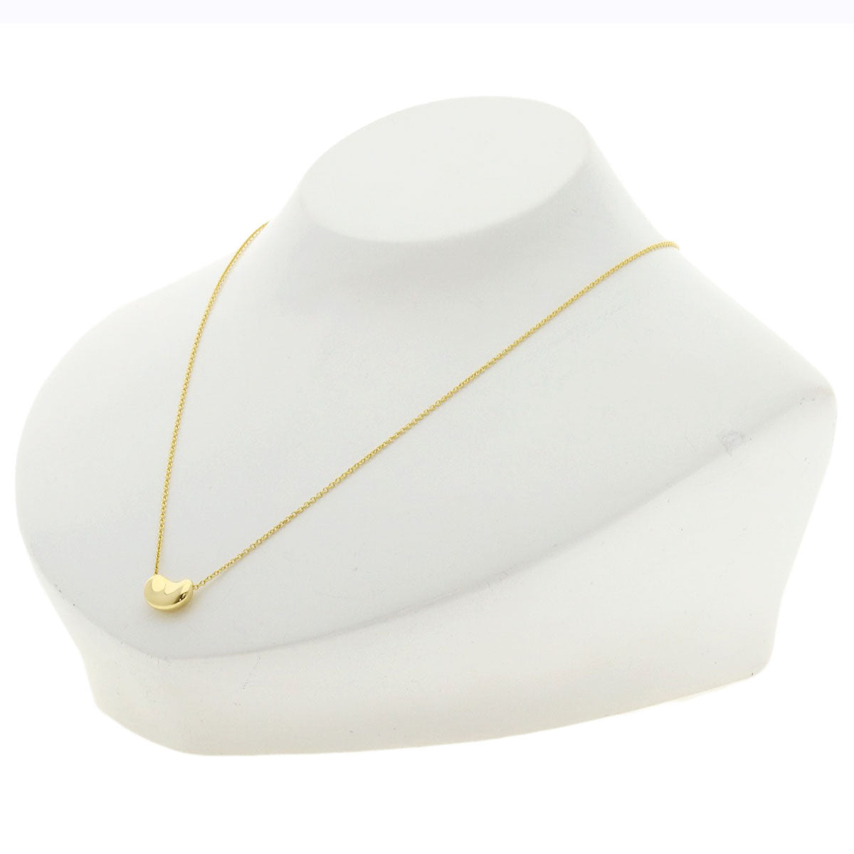 TIFFANY&Co. Bean Necklace K18 Yellow Gold Ladies [Used]