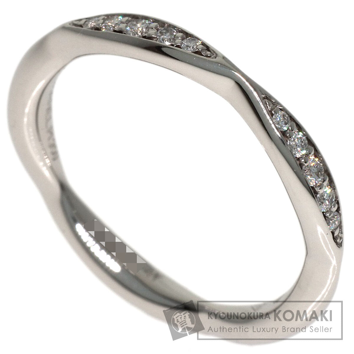 CHANEL Half Eternity Diamond #47 Ring Platinum PT950 Ladies [Used]