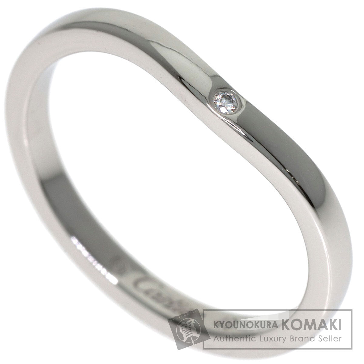 CARTIER Ballerina 3P Diamond #49 Ring Platinum PT950 Ladies [Used]