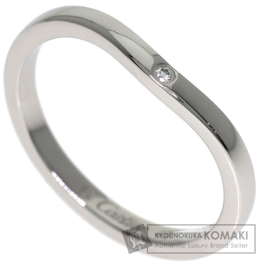 CARTIER Ballerina 3P Diamond #49 Ring Platinum PT950 Ladies [Used]