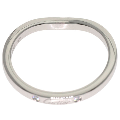 CARTIER Ballerina 3P Diamond #49 Ring Platinum PT950 Ladies [Used]