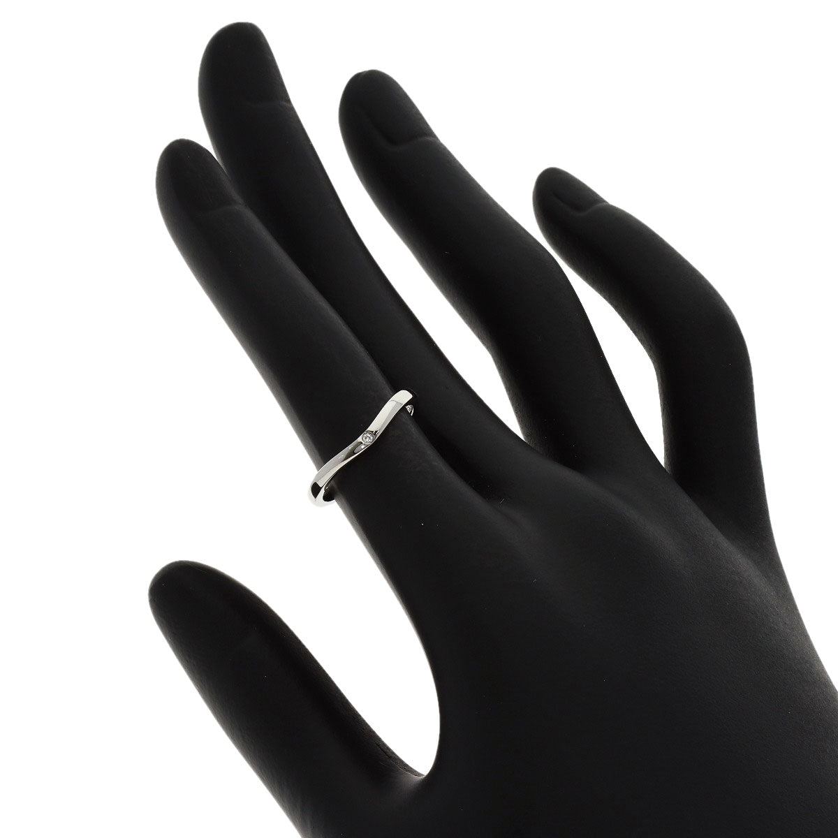 CARTIER Ballerina 3P Diamond #49 Ring Platinum PT950 Ladies [Used]