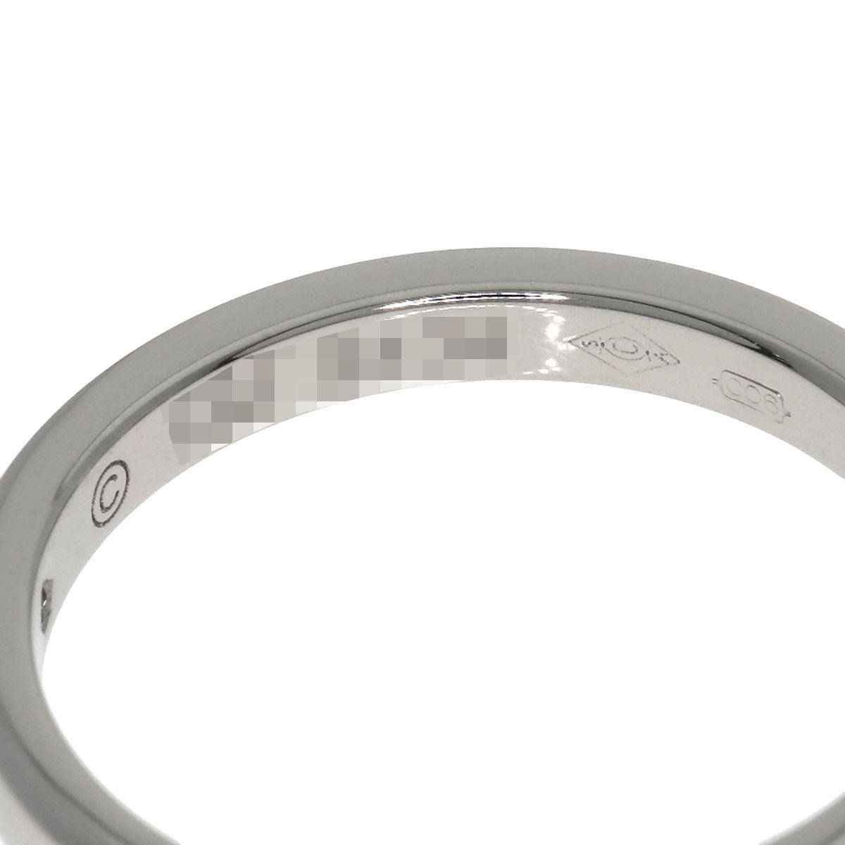 CARTIER Wedding 1P Diamond #46 Ring Platinum PT950 Ladies [Used]
